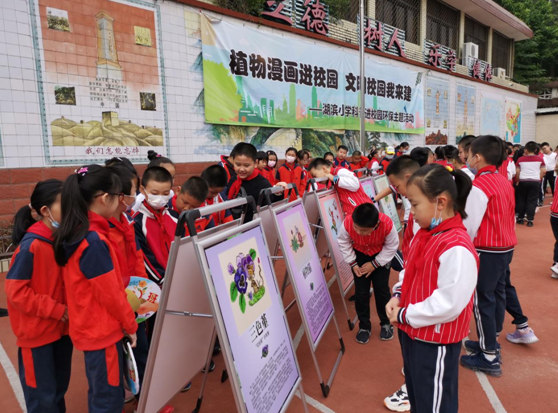 同学们参观展览 福州植物园供图.png