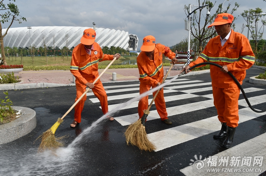 福州6000余名环卫工为城市清洁护航　助力青运会