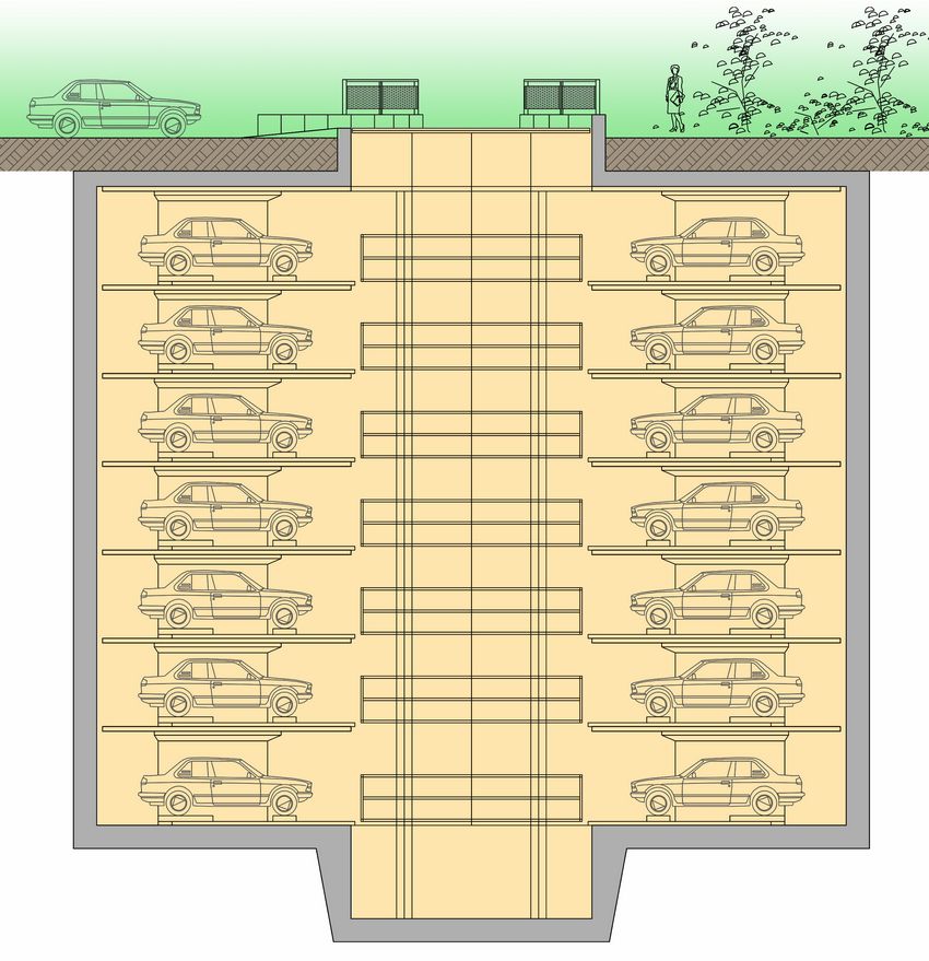 闽首个地下智能停车库年底投用　“遁地”存取车