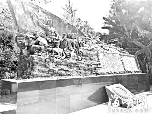 广西兴安县的福建籍湘江战役烈士纪念碑
