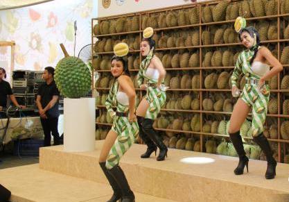 泰国举办“榴莲盛宴”吸引游客明星助阵推介