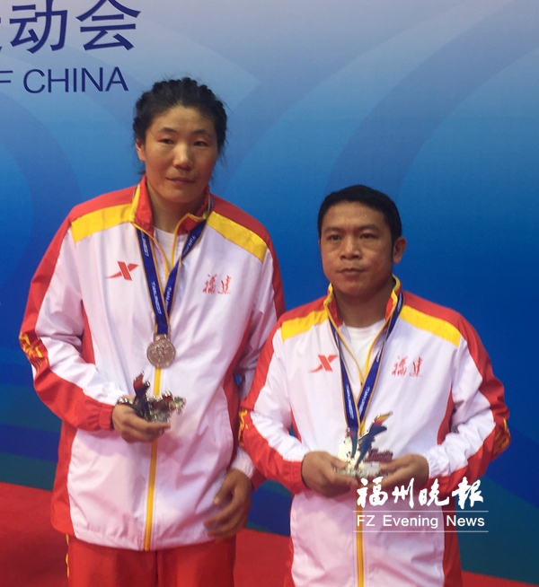 福建省拳击队收获首枚全运会银牌　杨晓丽获女子75公斤级亚军