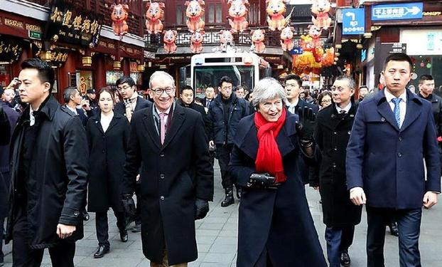 （XHDW）（2）英国首相特雷莎·梅参观上海豫园