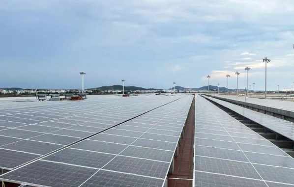 福建首个机场分布式光伏发电项目投运