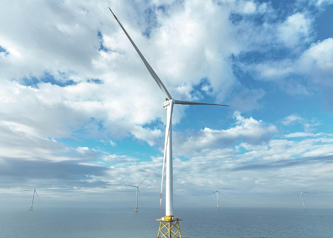 全球首台20兆瓦海上风电机组在福建并网发电