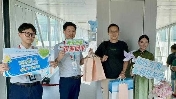 福州—阿姆斯特丹直飞双向首航收官 首批侨亲搭乘航班赴约“欢迎回家”