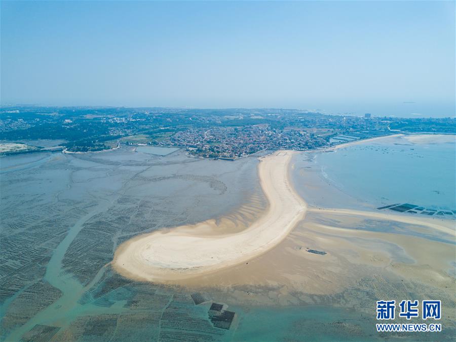 （环境）（1）福建晋江塘东村：海上沙堤 美若玉带